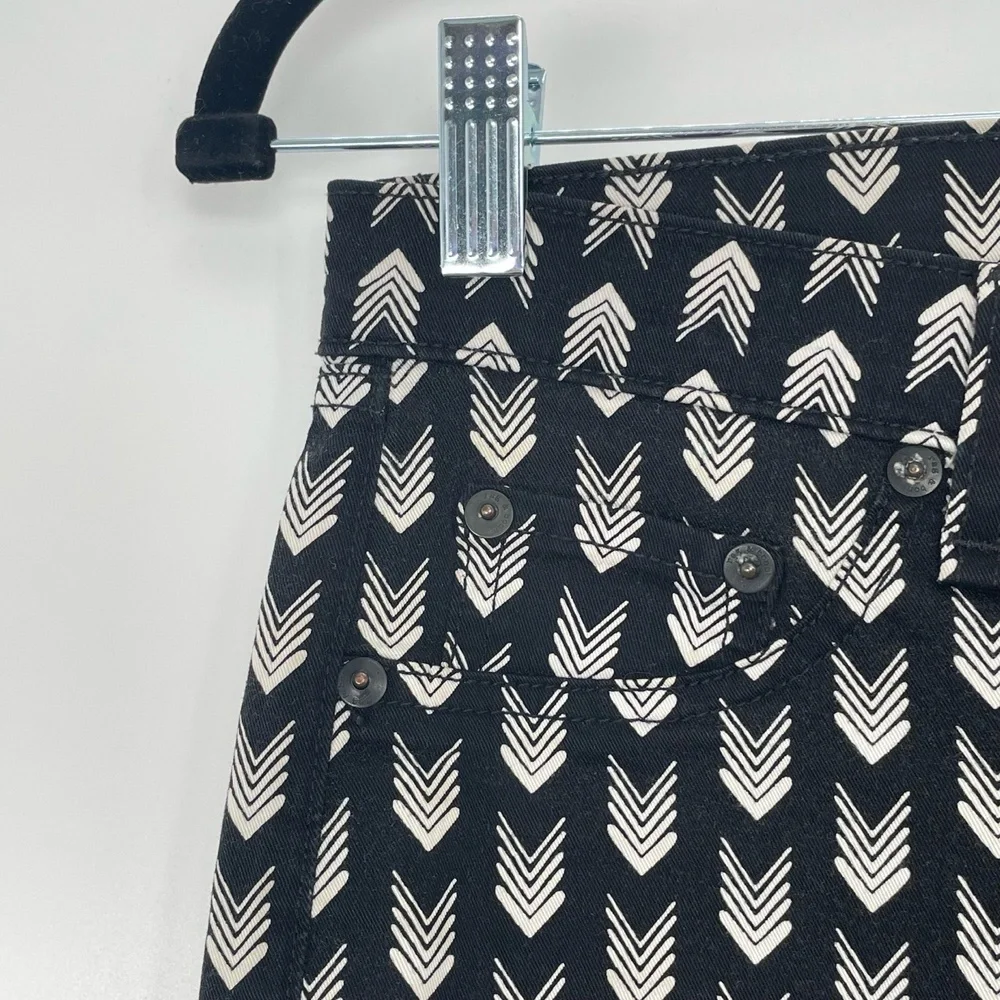 Rag & Bone Women's Black & White New Arrow Print Legging Size 27 - Picture 5 of 10